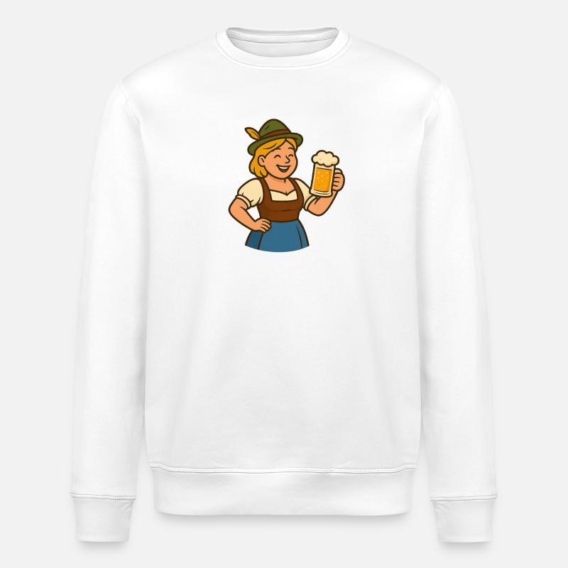 Bayerische Bierfest - Stanley/Stella Unisex Bio-Sweatshirt ROLLER - Weiß