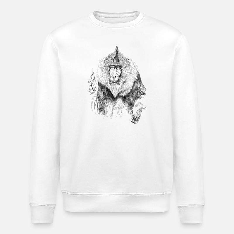 Mandrill  - Stanley/Stella Unisex Bio-Sweatshirt ROLLER - Weiß