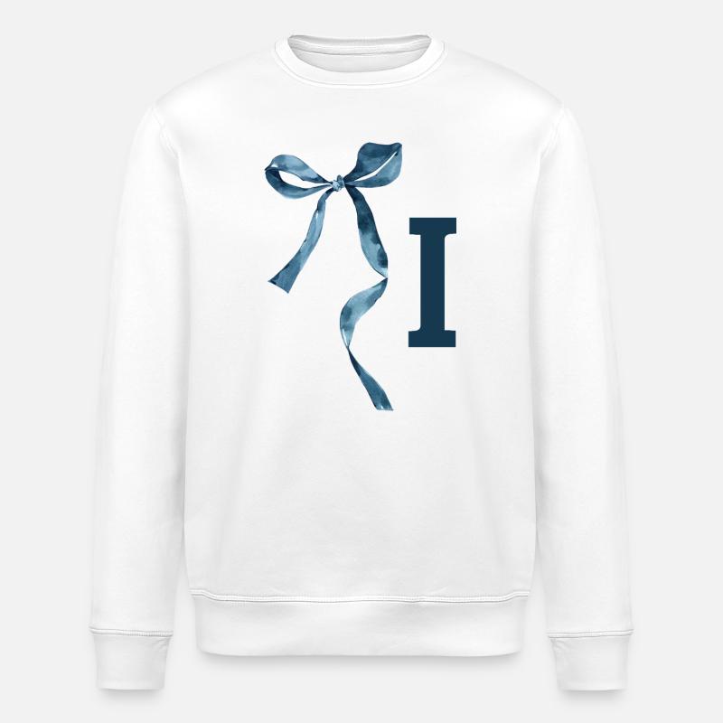 Monogramme i idée cadeau  - Sweat bio ROLLER Stanley/Stella Unisexe - blanc