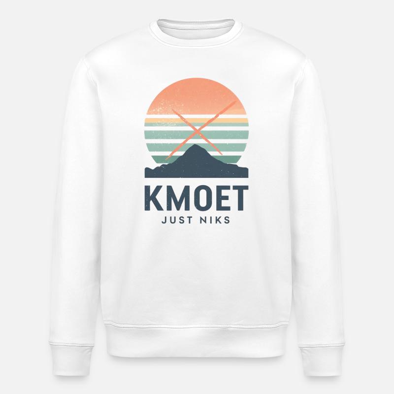 Kmoet just nothing, Antwerp dialect Shirts - Stanley/Stella ROLLER Unisex Organic Sweatshirt - white