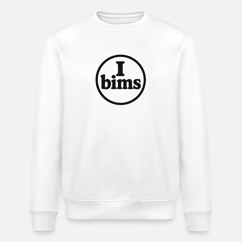 I_bims - Sweat bio ROLLER Stanley/Stella Unisexe - blanc