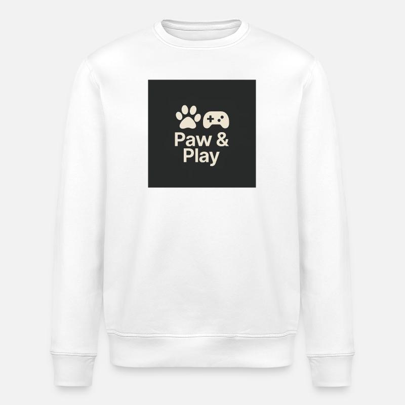 Paw & Play - Stanley/Stella Unisex Bio-Sweatshirt ROLLER - Weiß