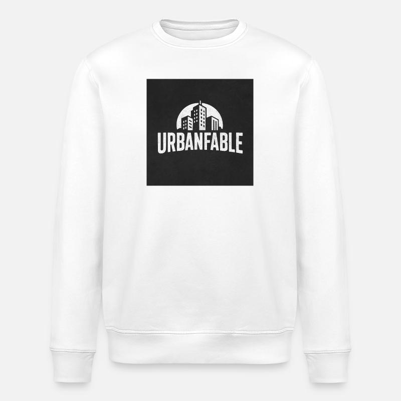 UrbanFable Métropole - Stanley/Stella Unisex Bio-Sweatshirt ROLLER - Weiß