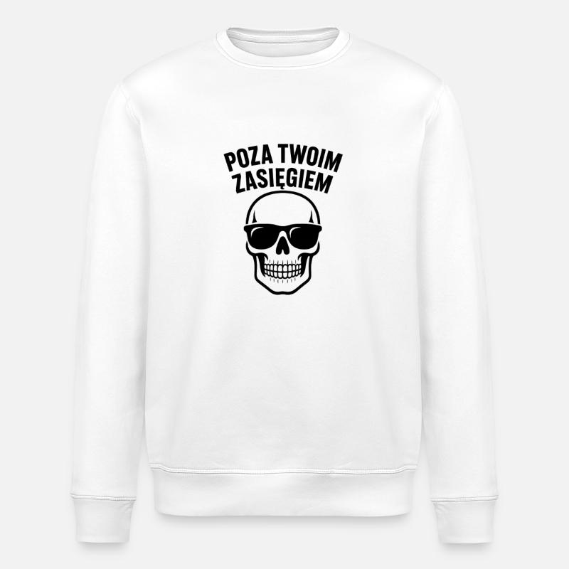 Außerhalb Ihrer Reichweite - Stanley/Stella Unisex Bio-Sweatshirt ROLLER - Weiß