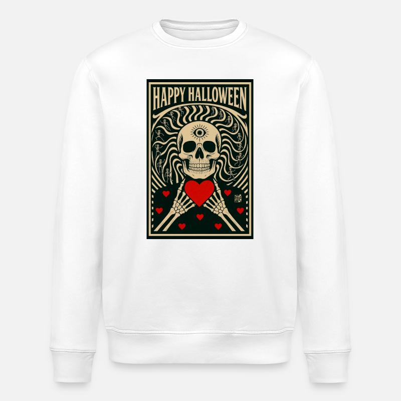 la_mort_vous_va_si_bien - Stanley/Stella Unisex Bio-Sweatshirt ROLLER - Weiß