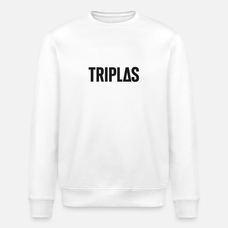 Monochrom - Stanley/Stella Unisex Bio-Sweatshirt ROLLER - Weiß