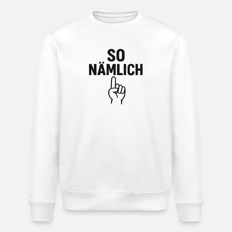 C’EST COMME ÇA - Sweat bio ROLLER Stanley/Stella Unisexe - blanc