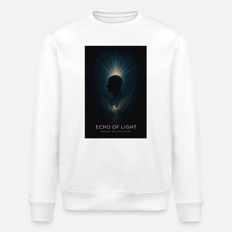 Écho de Lumière - Sweat bio ROLLER Stanley/Stella Unisexe - blanc