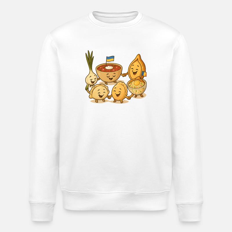 Geschenk der Kulturen - Stanley/Stella Unisex Bio-Sweatshirt ROLLER - Weiß