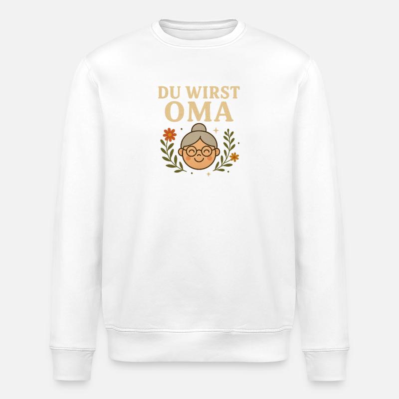 Tu seras grand-mère grand-mère humour - Sweat bio ROLLER Stanley/Stella Unisexe - blanc