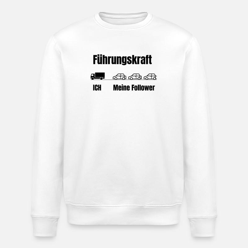 Chaîne exécutive et des suiveurs - Sweat bio ROLLER Stanley/Stella Unisexe - blanc