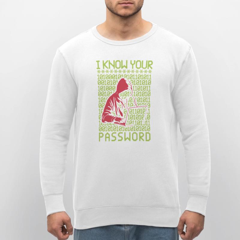 Hacker hackt Programmierer Linux Passwort Hacker Stanley/Stella Unisex Bio-Sweatshirt ROLLER