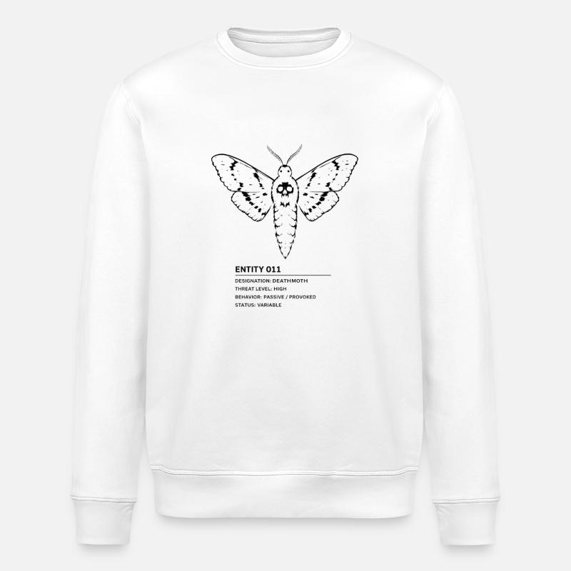 Backrooms Entity 11 black - Stanley/Stella ROLLER Unisex Organic Sweatshirt - white