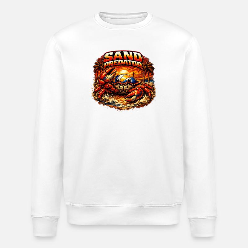 Sand Predator - Stanley/Stella Unisex Bio-Sweatshirt ROLLER - Weiß