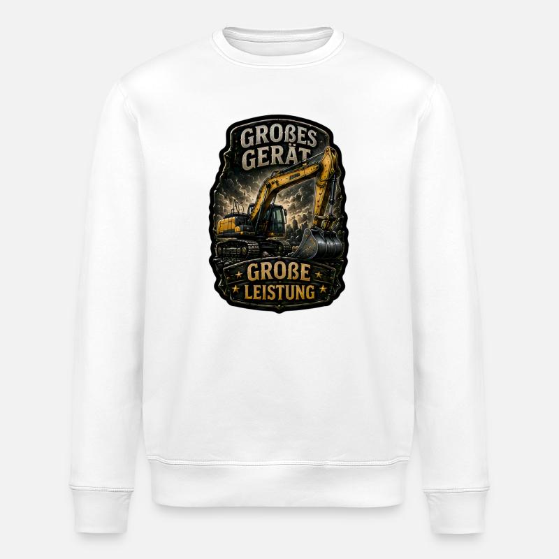 Großes Gerät. Große Leistung. - Stanley/Stella Unisex Bio-Sweatshirt ROLLER - Weiß