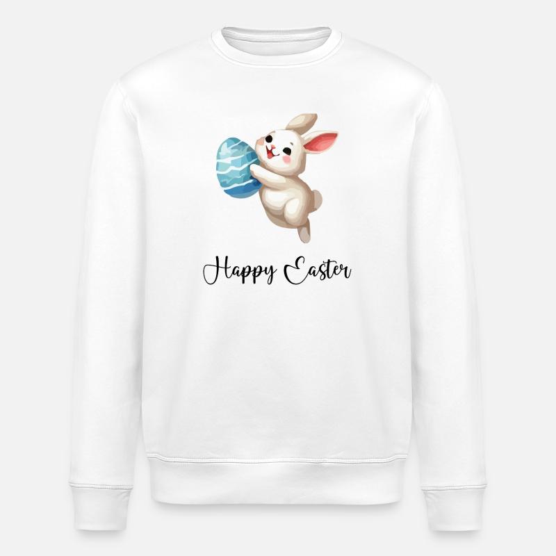 lapin lapin de pâques - Sweat bio ROLLER Stanley/Stella Unisexe - blanc