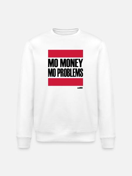 PROBLÈMES PLUS PLUS D'ARGENT - Sweat bio ROLLER Stanley/Stella Unisexe - blanc