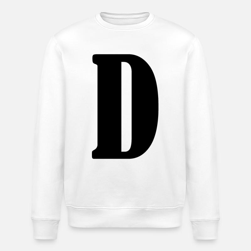 D - Stanley/Stella ROLLER Unisex Organic Sweatshirt - white
