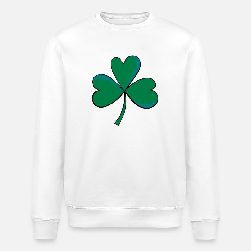 clover - Stanley/Stella Unisex Bio-Sweatshirt ROLLER - Weiß