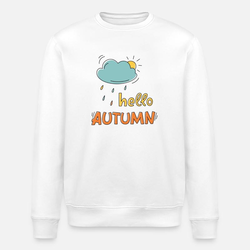 Hallo Herbst - Stanley/Stella Unisex Bio-Sweatshirt ROLLER - Weiß