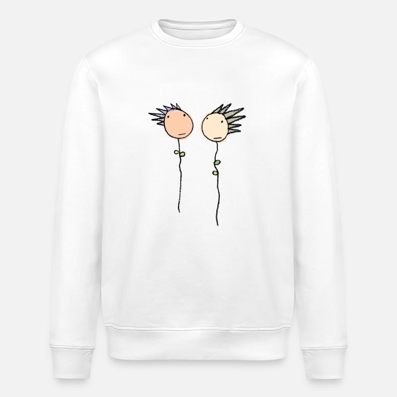 Face à face - Sweat bio ROLLER Stanley/Stella Unisexe - blanc