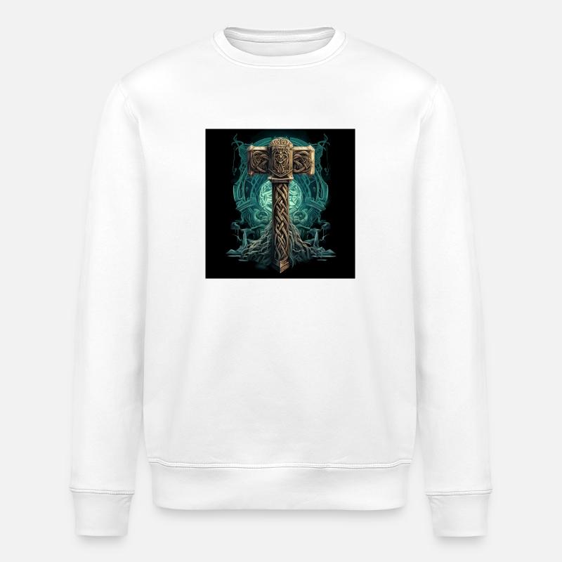 Mjölnir 1 - Sweat bio ROLLER Stanley/Stella Unisexe - blanc