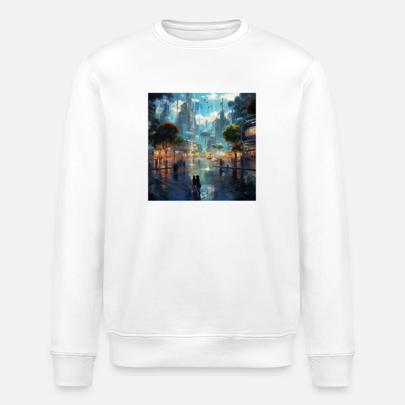 Utopia - Stanley/Stella Unisex Bio-Sweatshirt ROLLER - Weiß