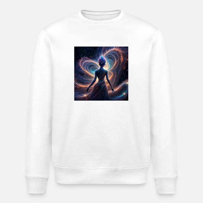 Die Königin - Stanley/Stella Unisex Bio-Sweatshirt ROLLER - Weiß