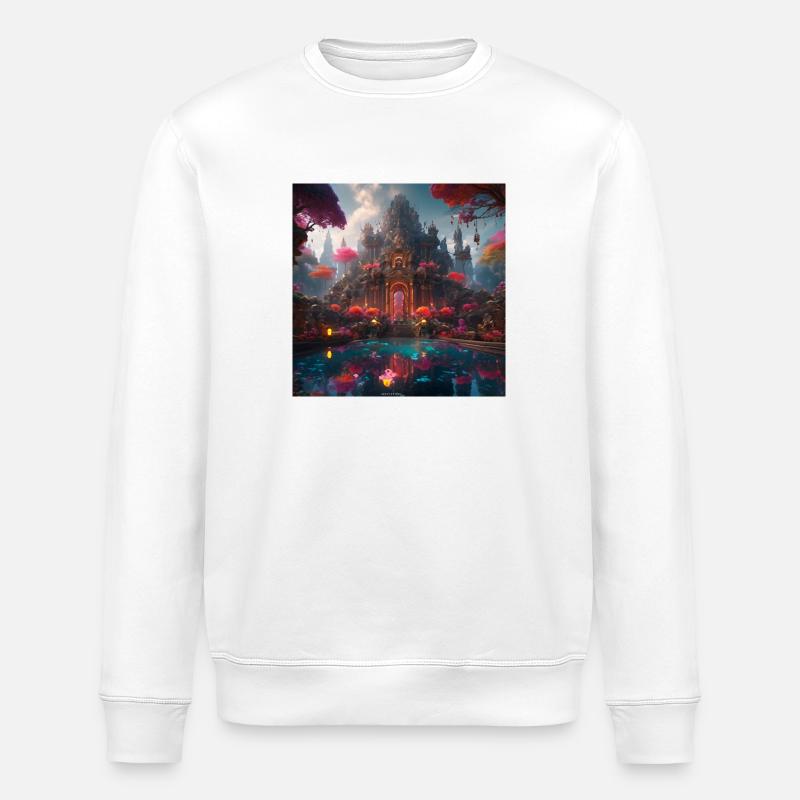Das Paradies - Stanley/Stella Unisex Bio-Sweatshirt ROLLER - Weiß