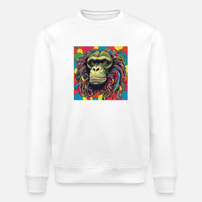 Où êtes-vous? - Sweat bio ROLLER Stanley/Stella Unisexe - blanc