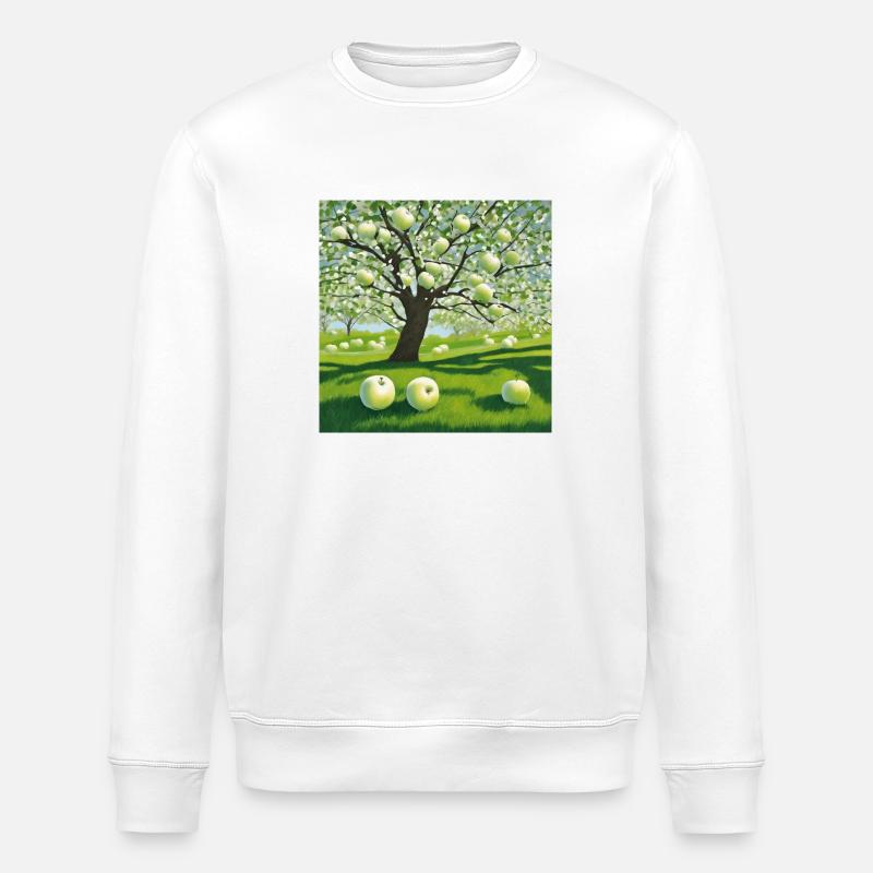 Falling Down - Stanley/Stella ROLLER Unisex Organic Sweatshirt - white