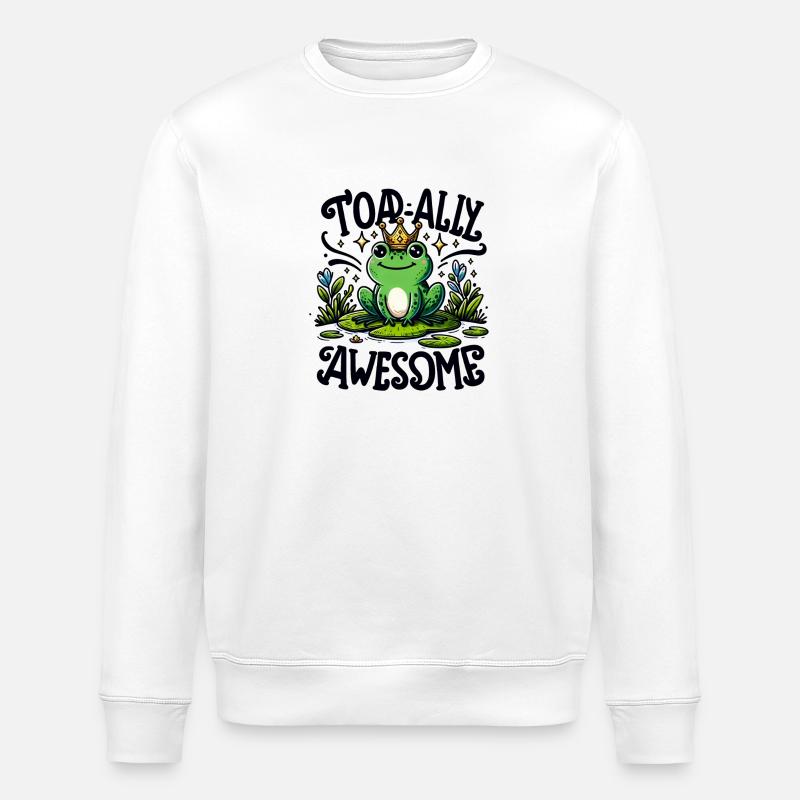 Toadally Awesome - Stanley/Stella Unisex Bio-Sweatshirt ROLLER - Weiß