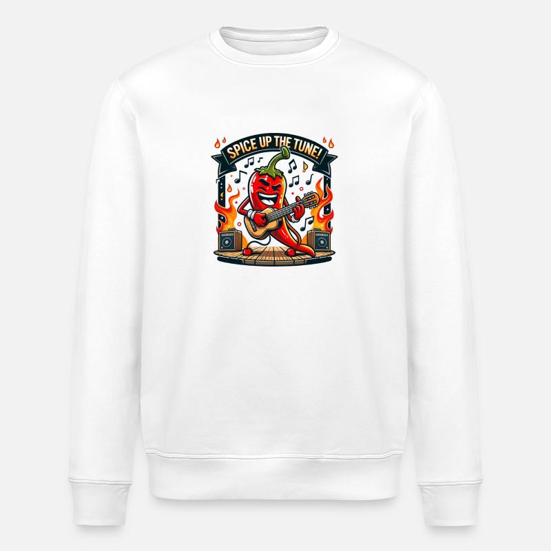 Spice up the Tune - Stanley/Stella Unisex Bio-Sweatshirt ROLLER - Weiß