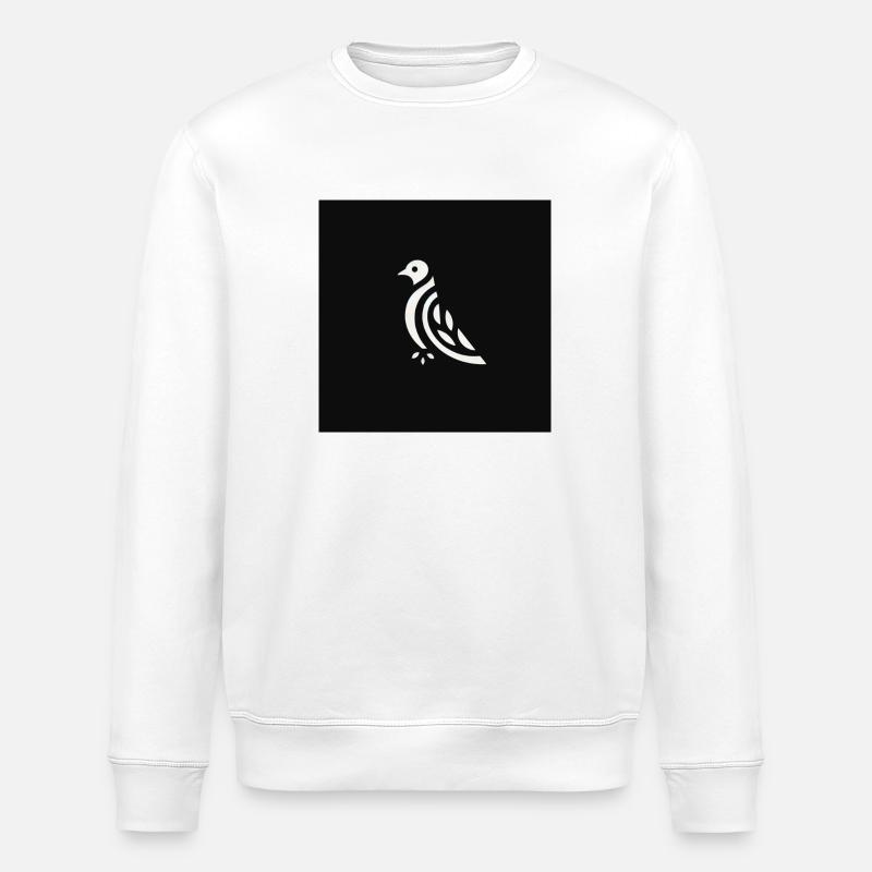 Ethereal Bird - Stanley/Stella Unisex Bio-Sweatshirt ROLLER - Weiß