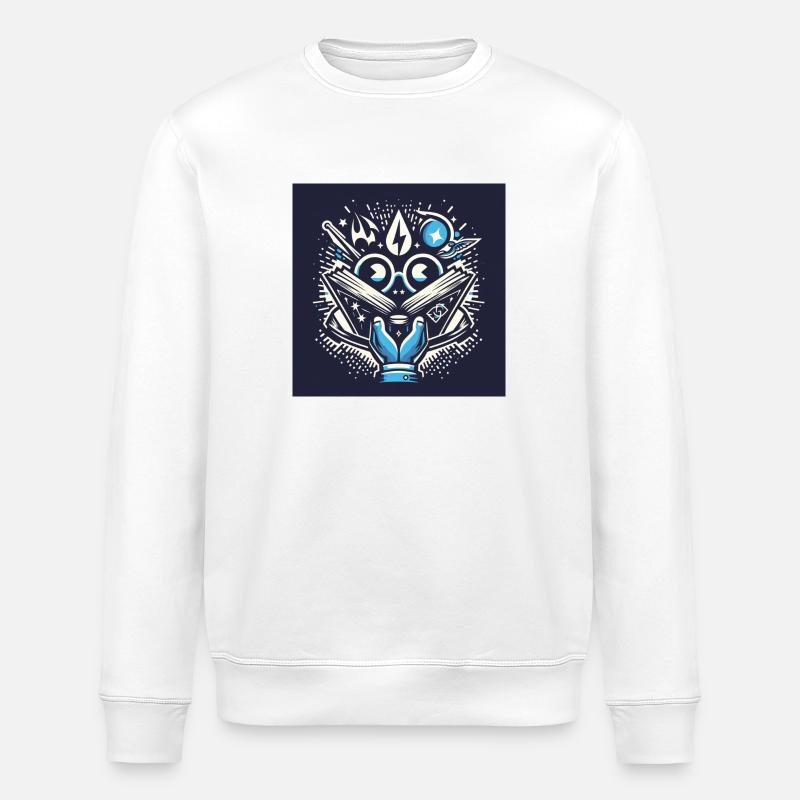 Magic world - Stanley/Stella Unisex Bio-Sweatshirt ROLLER - Weiß