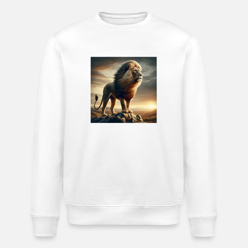 Lion - Stanley/Stella Unisex Bio-Sweatshirt ROLLER - Weiß