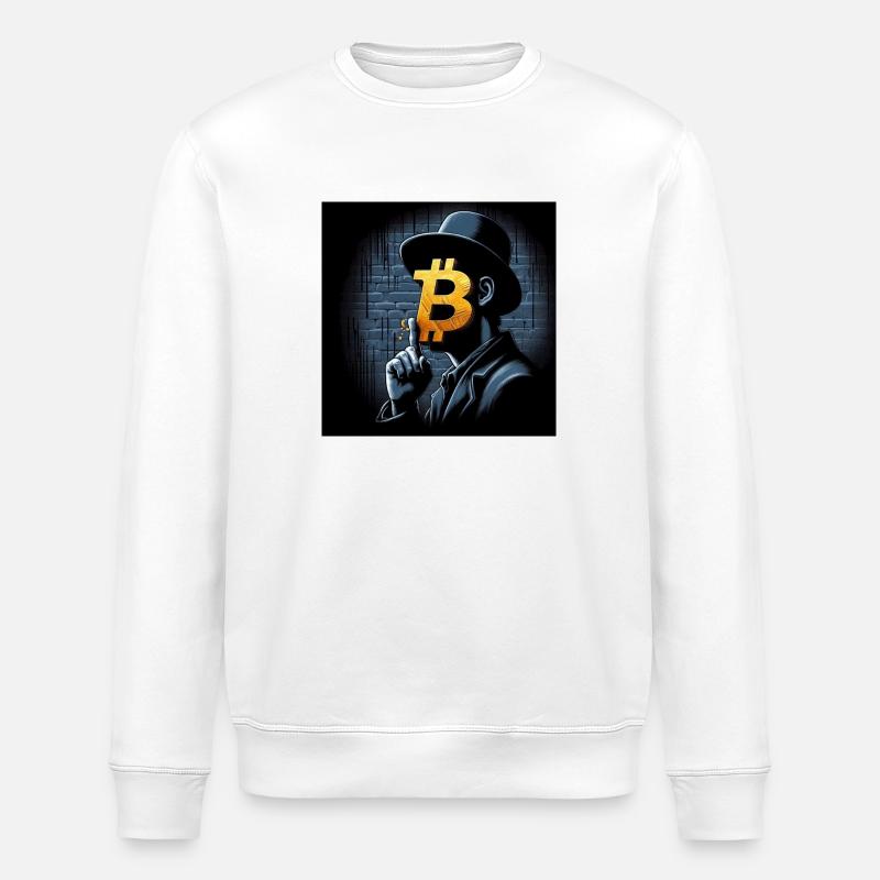 Bitcoin - Stanley/Stella Unisex Bio-Sweatshirt ROLLER - Weiß
