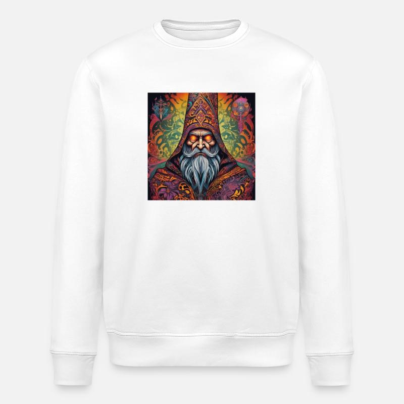 Sorcier - Sweat bio ROLLER Stanley/Stella Unisexe - blanc