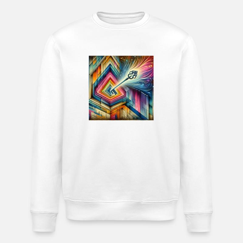 Fantasy clé - Sweat bio ROLLER Stanley/Stella Unisexe - blanc