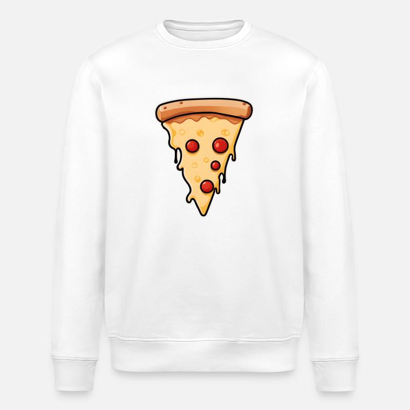 Pepperoni Melt - Stanley/Stella Unisex Bio-Sweatshirt ROLLER - Weiß