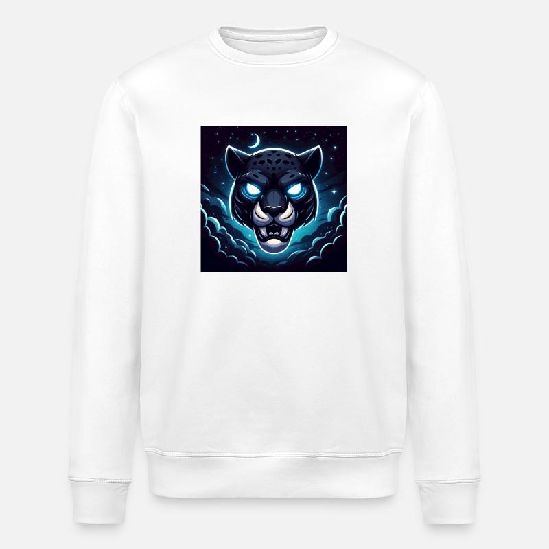 Leopard - Stanley/Stella Unisex Bio-Sweatshirt ROLLER - Weiß