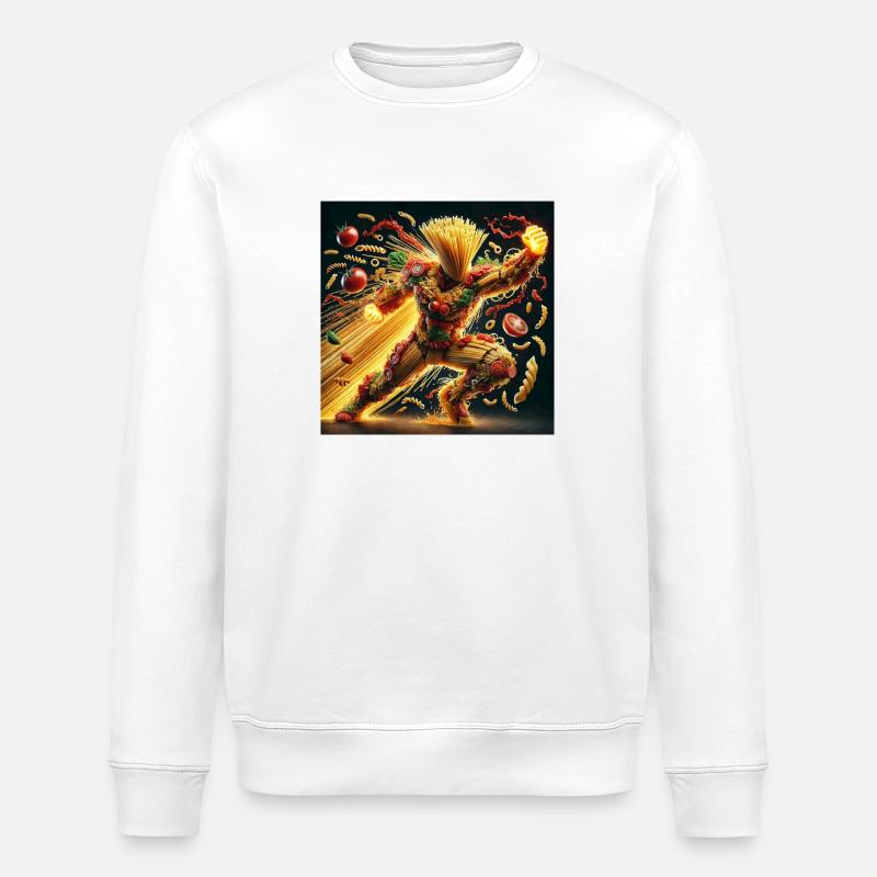 Pastaman - Stanley/Stella Unisex Bio-Sweatshirt ROLLER - Weiß