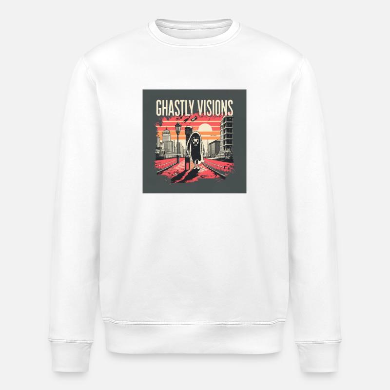 Conception de GhastlyVisions - Sweat bio ROLLER Stanley/Stella Unisexe - blanc