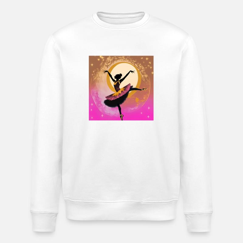 Tanzender Klang - Stanley/Stella Unisex Bio-Sweatshirt ROLLER - Weiß
