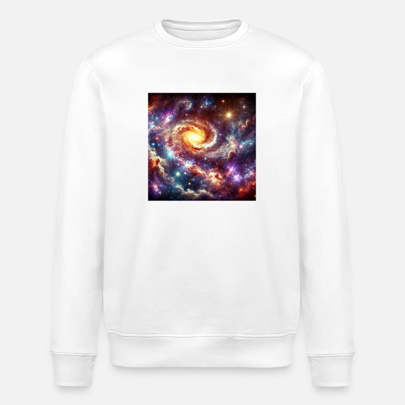 The Universe - Stanley/Stella Unisex Bio-Sweatshirt ROLLER - Weiß