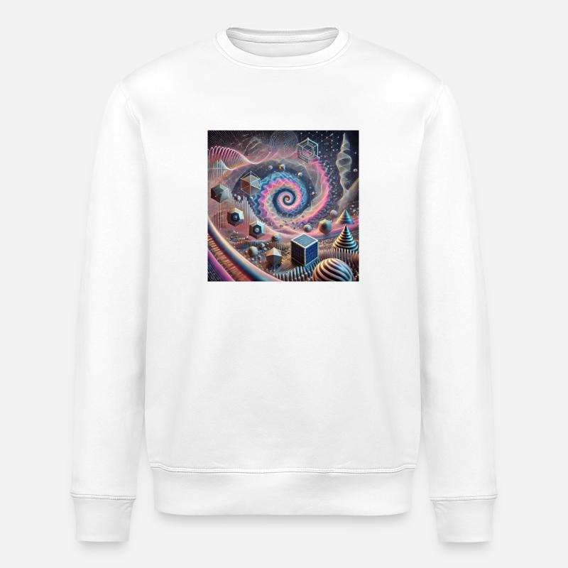 DANTE ALEGRIA - Stanley/Stella Unisex Bio-Sweatshirt ROLLER - Weiß
