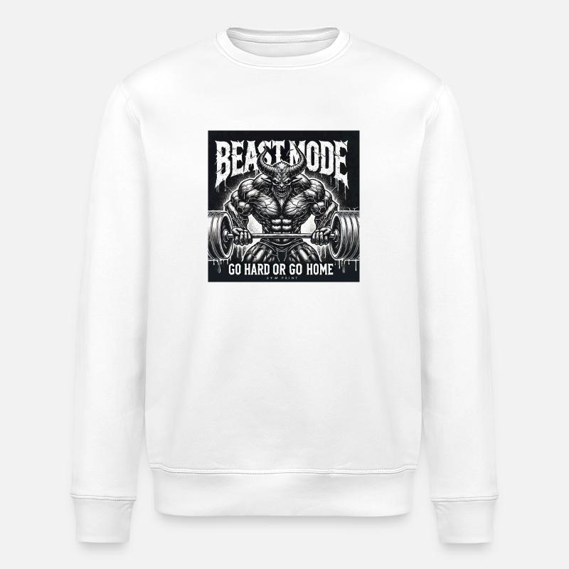 Modus Logo - Stanley/Stella Unisex Bio-Sweatshirt ROLLER - Weiß