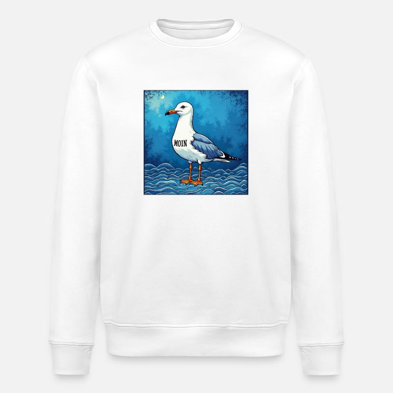 Moin - Stanley/Stella Unisex Bio-Sweatshirt ROLLER - Weiß