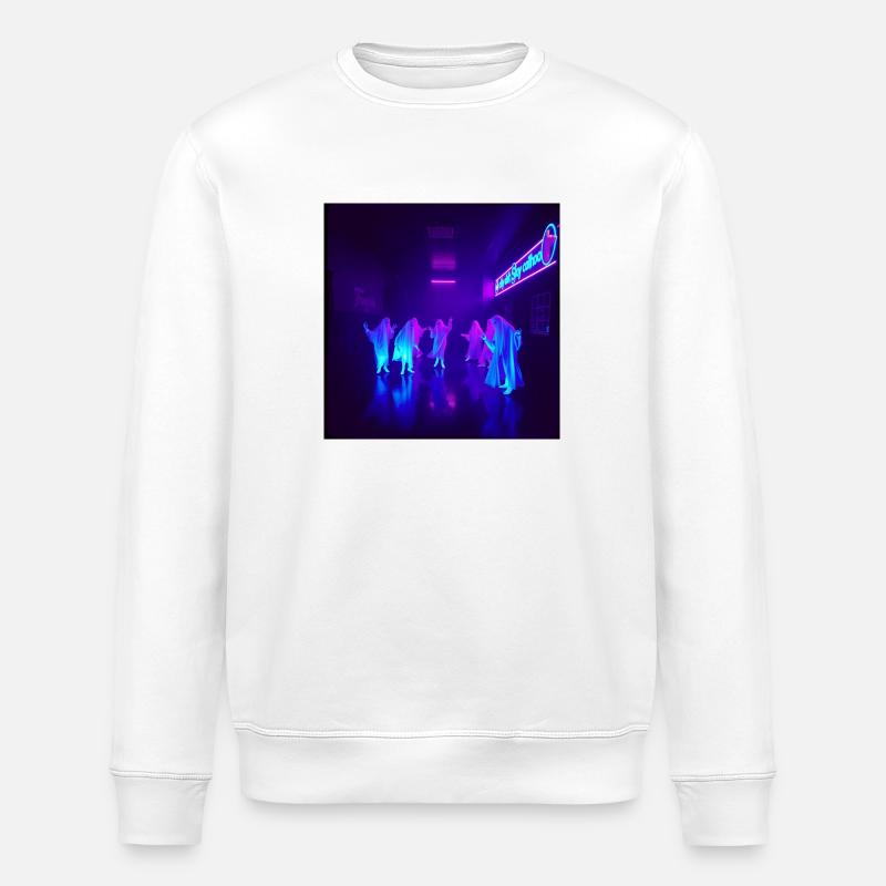 SWS GHOST - Stanley/Stella Unisex Bio-Sweatshirt ROLLER - Weiß