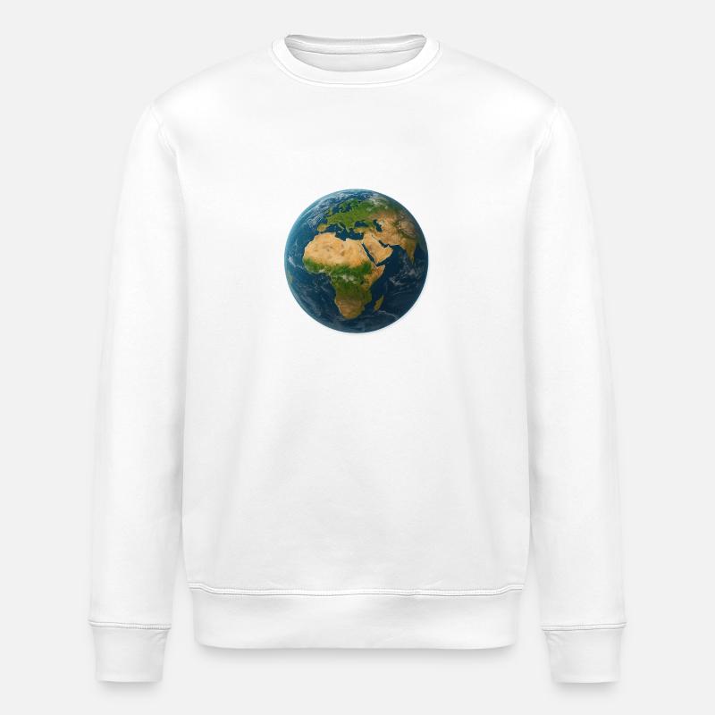 Erde - Stanley/Stella Unisex Bio-Sweatshirt ROLLER - Weiß